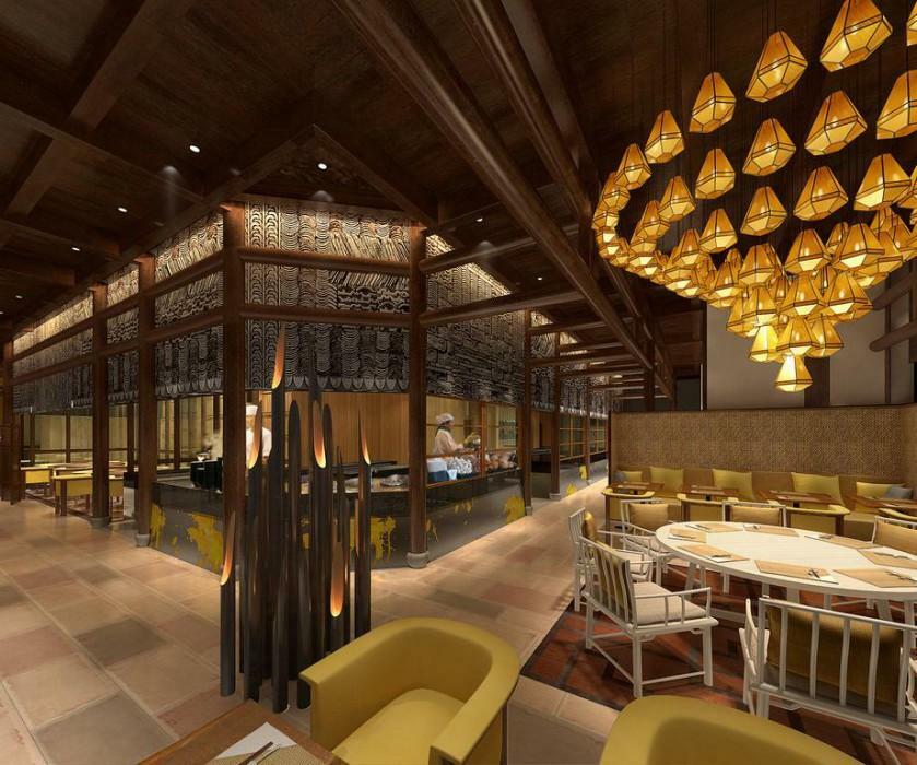 Shangri-La Colombo Exterior foto The interior of the restaurant
