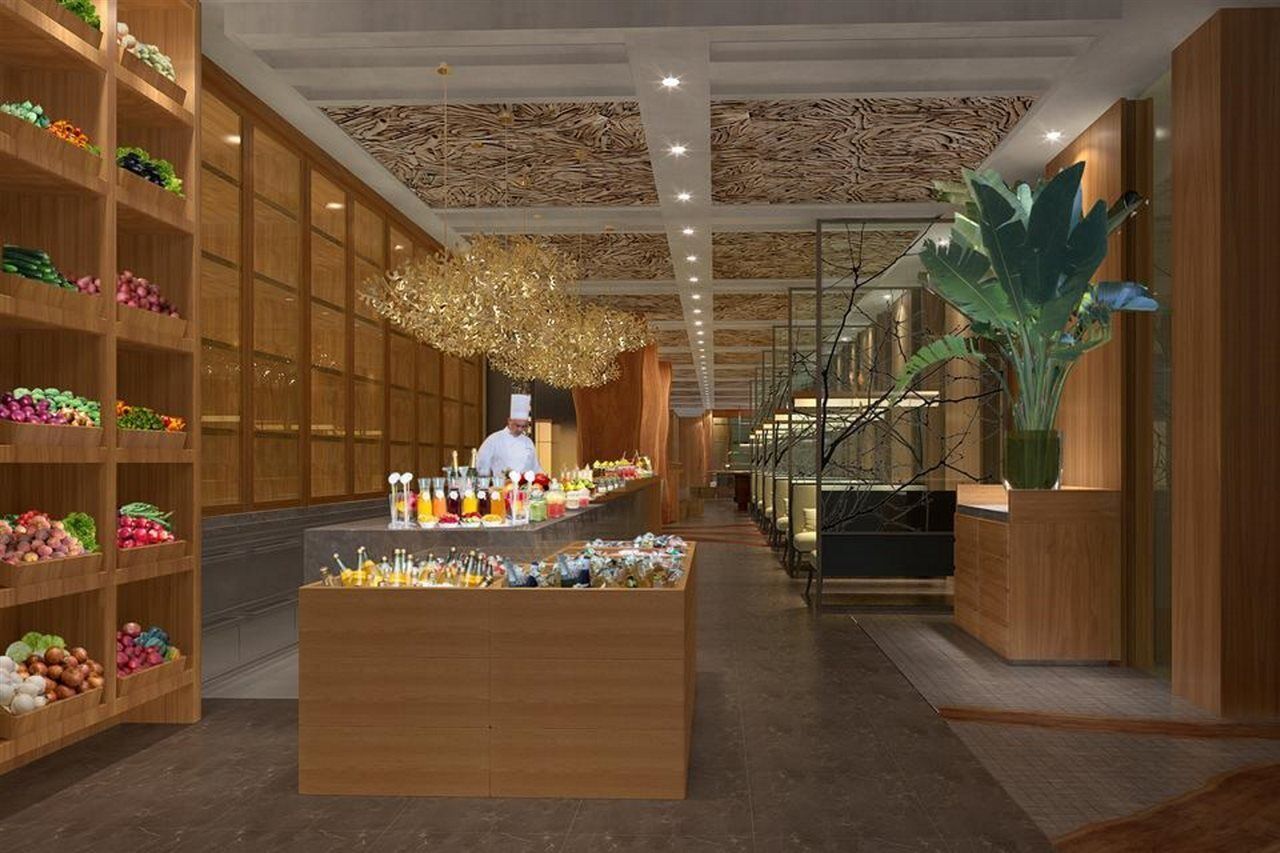 Shangri-La Colombo Exterior foto 3D rendering of a restaurant